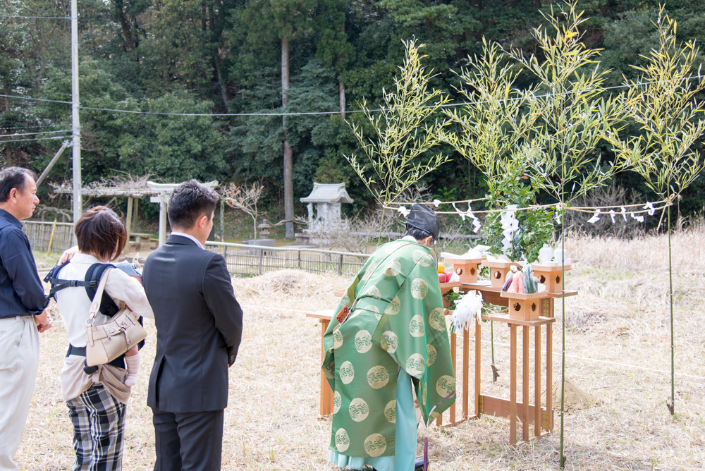 茨城県にて北欧輸入住宅「スウェーデンの家」の地鎮祭を執り行いました。