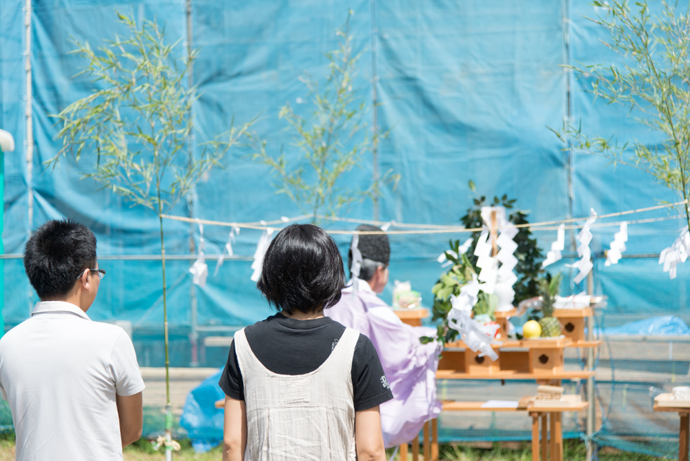 北欧輸入住宅の地鎮祭を執り行いました