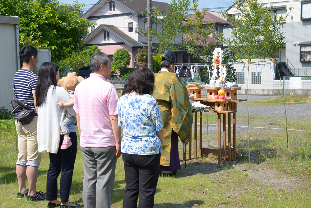 千葉県酒々井町で地鎮祭を執り行いました