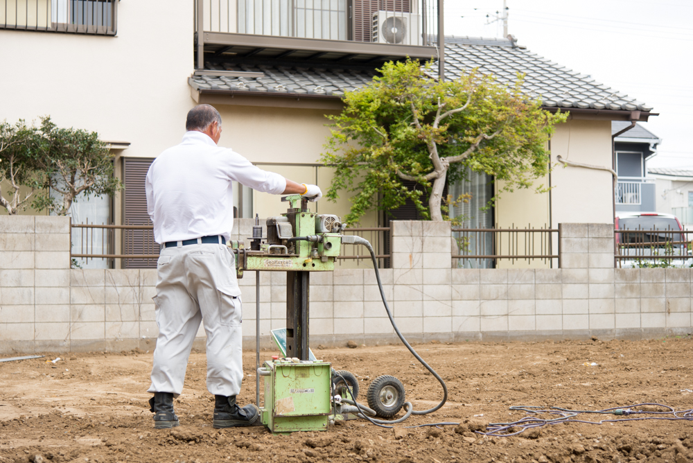 北欧輸入住宅の地盤調査を行ないました！