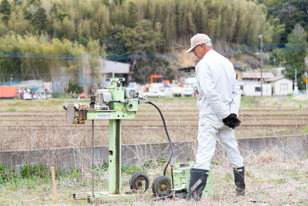 注文輸入住宅の地盤調査を千葉県匝瑳市で実施しました！