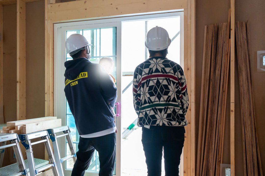 輸入住宅の構造見学